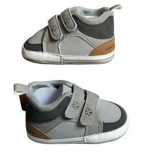 Lucky Brand Infant Boys Size 4 Crib Shoes Sneakers (NWOT)